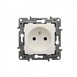 Salbei Series White French Standard Grounded Socket (Ups Socket) 16A - LEGRAND