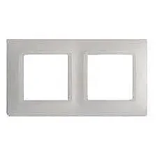 Salbei Series White 2-Gang Frame - LEGRAND