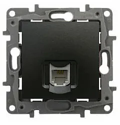 Salbei RJ45 Cat6 UTP, Anthracite - LEGRAND