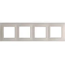 Salbei Series Beige 4-Gang Frame - LEGRAND