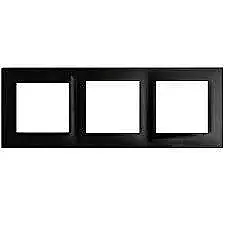 Salbei Series Anthracite Color 3-Gang Frame - 1