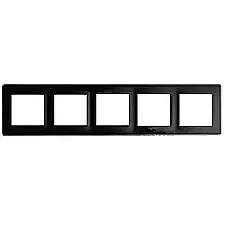 Salbei Series Anthracite Color 5-Gang Frame - 1