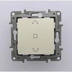 Salbei Series Beige Roller Shutter/Blind Switch 10A - LEGRAND