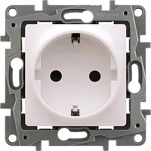 Salbei Series Beige Grounded Socket 230V 16A - LEGRAND