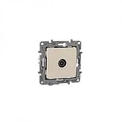 Salbei Series Beige TV Socket With 14dB Switching. - LEGRAND
