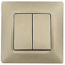 Salbei Champagne Two - Gang Switch - LEGRAND