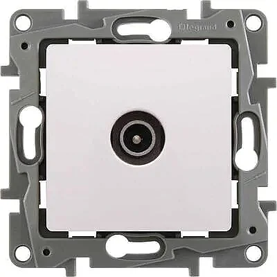 Raventi TV Socket, Ended, 10dB White - 1