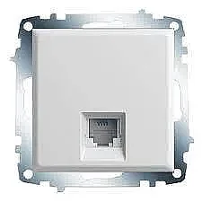Raventi RJ11, 1 Output White - LEGRAND