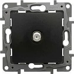 Raventi TV Socket, Star F-Type Black - 1