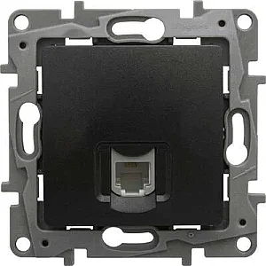 Raventi RJ11, 1 Outlet Black - LEGRAND