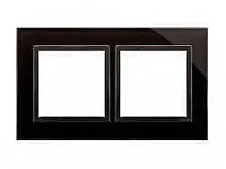 Raventi 2-Gang Frame Black - LEGRAND