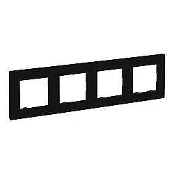 Raventi 4-Gang Frame Black - LEGRAND