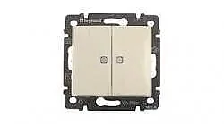 Valena Illuminated Switch Mechanism 10A - 250V - Beige - 1
