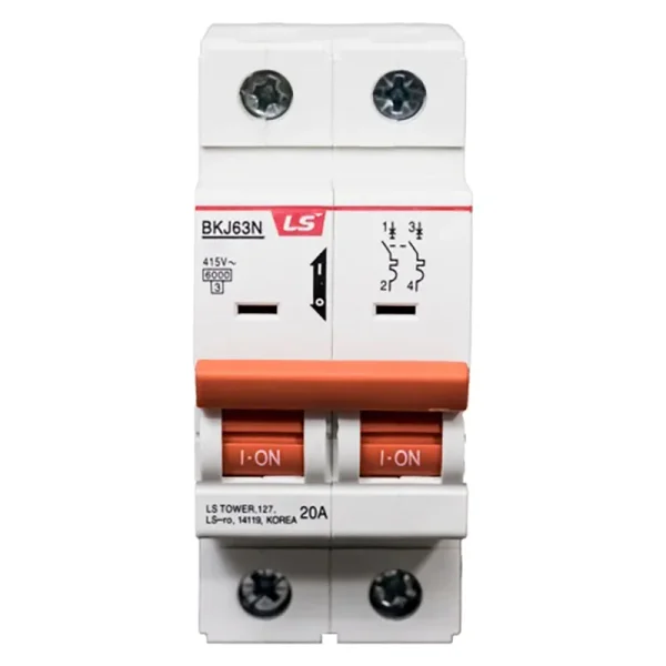 Ls Electric - 06122660 - Bkj63n 2p C63 - 1