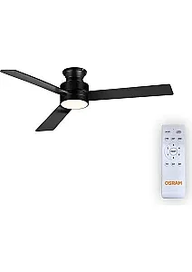 OSRAM 4099854536588 Ceiling Blade D132 Black Remote Fan - OSRAM