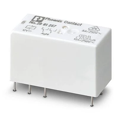 2961257 - Rel-mr- 12dc/21-21 Single Relay - 1
