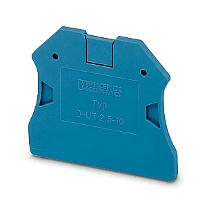 Phoenix Contact - 3047235 - D-ut 2,5/10 Bu End Cover - Phoenix Contact