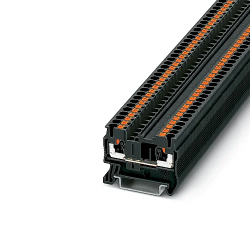 Phoenix Contact - 3212330 - PT 2.5 BK Feed-Through Terminal Block - 1