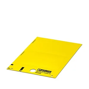 828909 - Us-emlp (100x60) Ye Plastic Label - Phoenix Contact