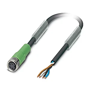 1415551 - Sensor Cable M8 4-Pin Female Straight PVC - Phoenix Contact