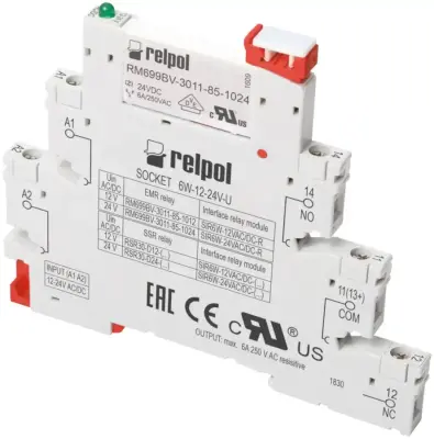 Relpol - SIR6W-24VDC-R - 1