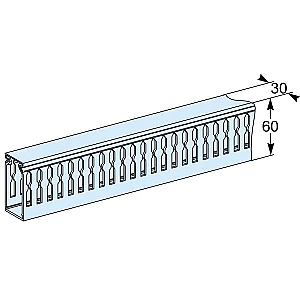 Four Horizontal Trunking Sections, L450 + Supports - 04257 - Schneider Electric