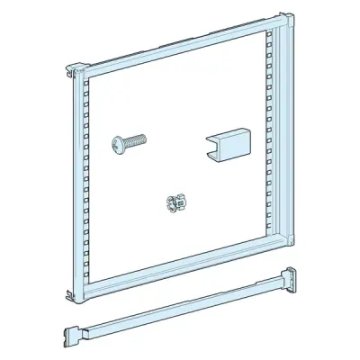 Schneider Electric - 08560 - 10M HINGED FRONT.PLATE SUP. KIT W650 - 1