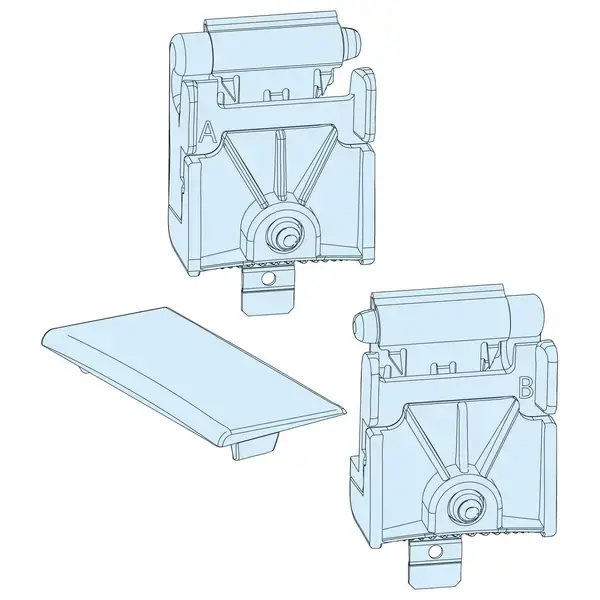 Schneider Electric - 08585 - Front plate hinge kit - 1