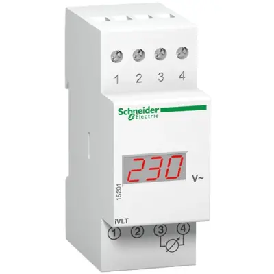 Schneider Electric - 15201 - DIGITAL VOLTMETER 0-600V - 1