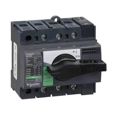 Schneider Electric - 28904 - INS80 3P 80 A - SWITCH DISCONNECTOR - 1