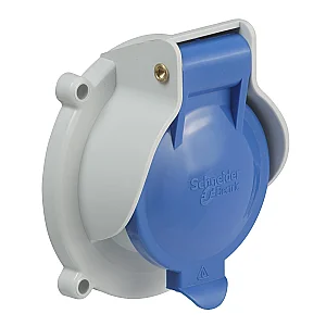 Rubber Machine Socket, 1x16A, IP44 - Schneider Electric