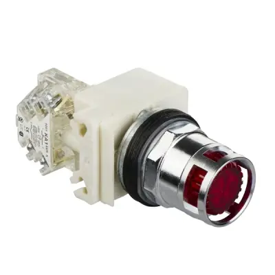 Schneider Electric - 9001K3L7RH13 - illum. p.b. red, 230v - 1