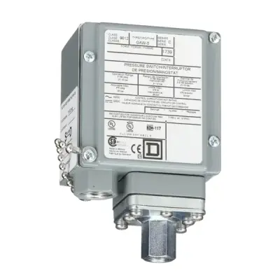 Schneider Electric - 9012GAW5 - PRESSURE SWITCH ADJUSTABLE SCALE - 1