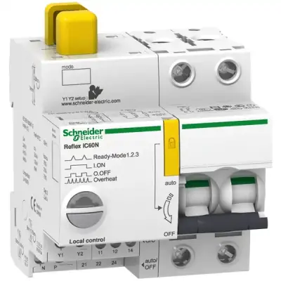 Schneider Electric - A9C62216 - ACTI 9 REFLEX IC60N TI24 16 A 2P CURVE C - 1