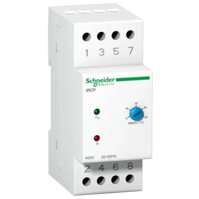 Schneider Electric - A9E21180 - PHASE CONTROL RELAY IRCP 8A 2P UC 400 - 1