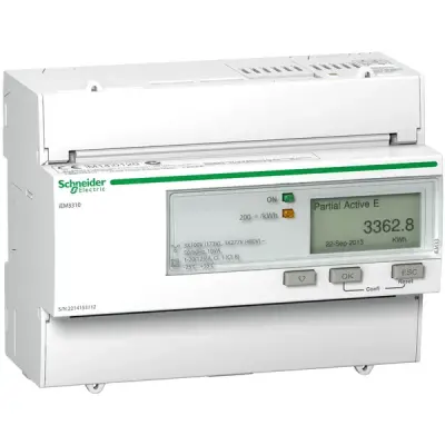 A9MEM3310 - Triphase Kwh Meter 125a Pulse Mid - 1