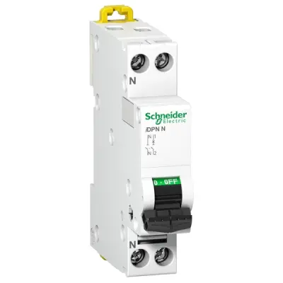 Schneider Electric - A9N21553 - IDPN 1P-N 2A C 6000A 10KA 230V MINIATURE - 1