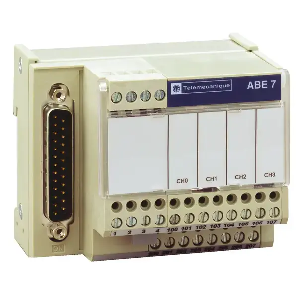 Schneider Electric - ABE7CPA412 - Wiring block for 4 TC inputs - 1