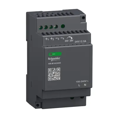 Schneider Electric - ABLM1A24025 - POWER SUPPLY 24V 2.5A MODULAR - 1