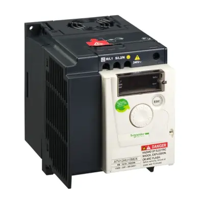 Schneider Electric - ATV12HU15M2X - ATV12-1,5kW-240V monophase-W/O EMCfiltr - 1