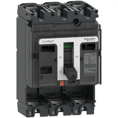 Schneider Electric - C10F3D - BASIC FRAME NSX100F 36kA DC 3P 100A - 1