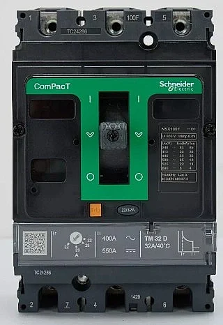 Circuit Breaker, Nsx100F 36 kA AC 3P3D 32 A TMD - C10F3TM032 - 1