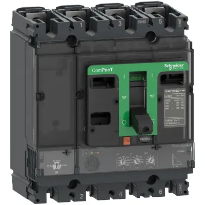 Schneider Electric - C10F42D100 - NSX100F 36kA AC 4P4D 100A 2.2 - 1