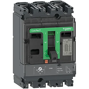 Circuit Breaker, Nsx100N 50 kA AC 3P3D 25 A TMD - C10N3TM025 - Schneider Electric