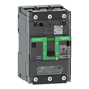 Circuit Breaker, Nsxm160B 25 kA AC 3P 160 A TMD Busbar - C12B3TM160B - Schneider Electric