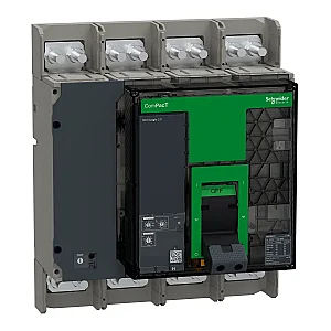 Circuit Breaker, NS1600H 70 kA 4P 1600 A Fixed Manual, MicroLogic 2.0 - C160H420FM - Schneider Electric