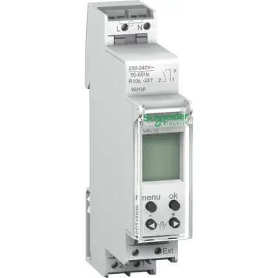 Schneider Electric - CCT15838 - PROGRAMMABLE TIME SWITCH 16A 230VAC TYPE - 1