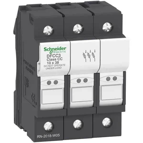 Schneider Electric - DFCC3 - FUSE HOLDER 3P 30A FOR FUSE CLASS CC - 1