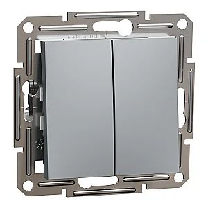 Asfora Double Push - Button Steel - EPH1100162 - Schneider Electric