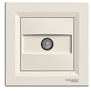 Asfora Tv Socket Ending 1Db Cream - EPH3200123 - Schneider Electric